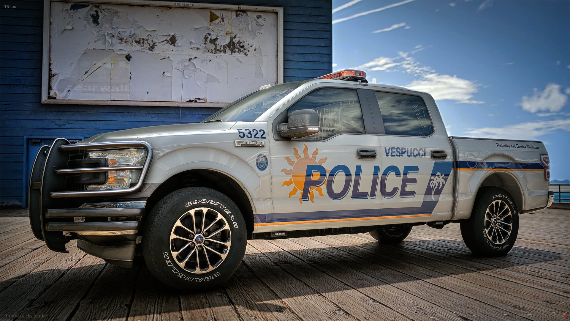 Ford F-150 K-9, Code 3 Lightbar
