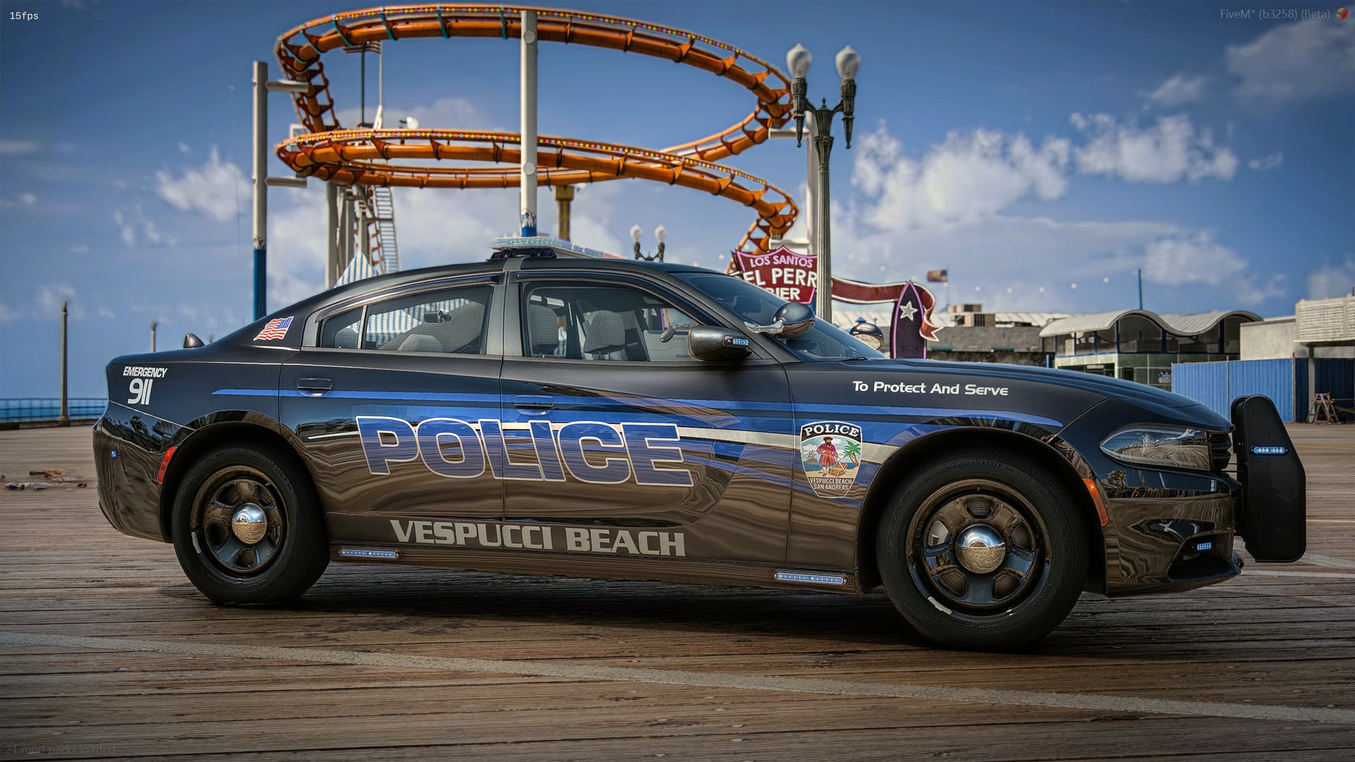 HT 2023 Dodge Charger, Legacy Lightbar