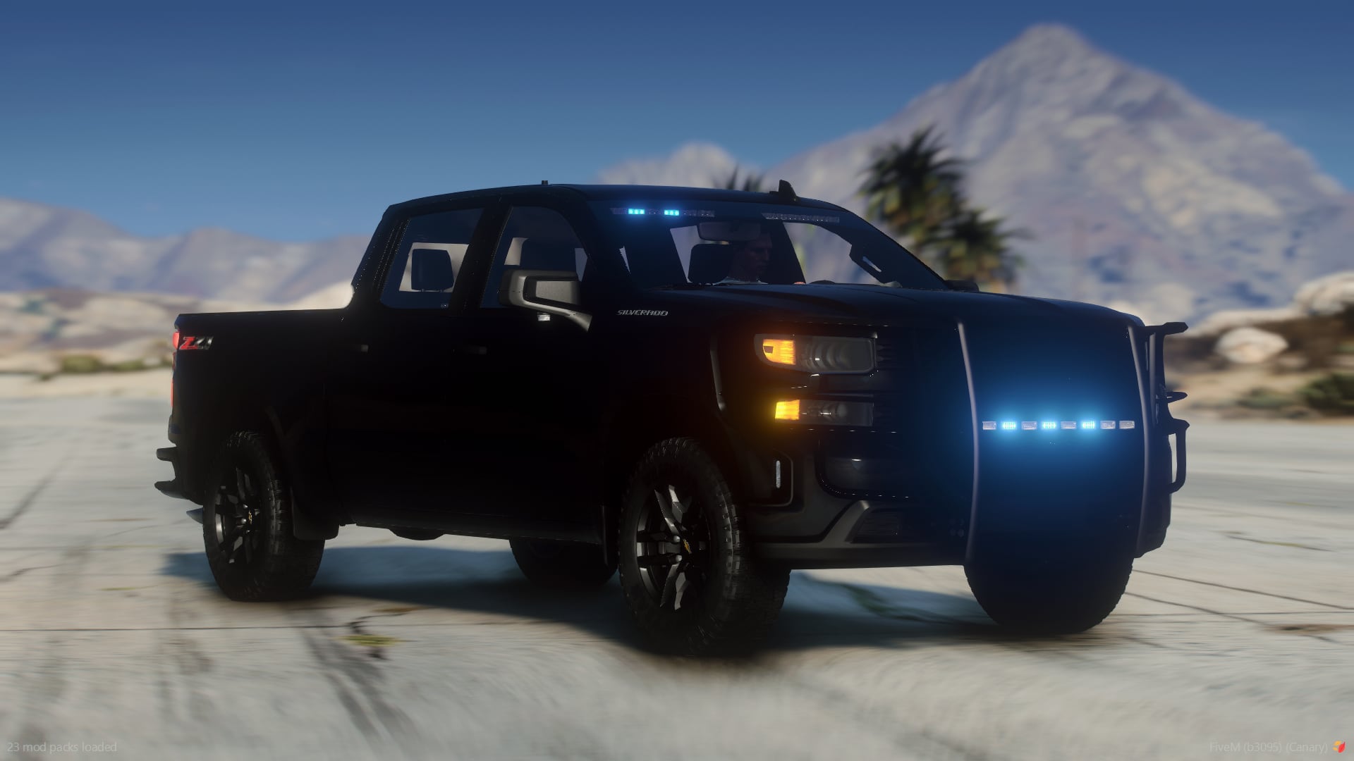 Chevrolet Silverado Z71, Unmarked with Push Bar